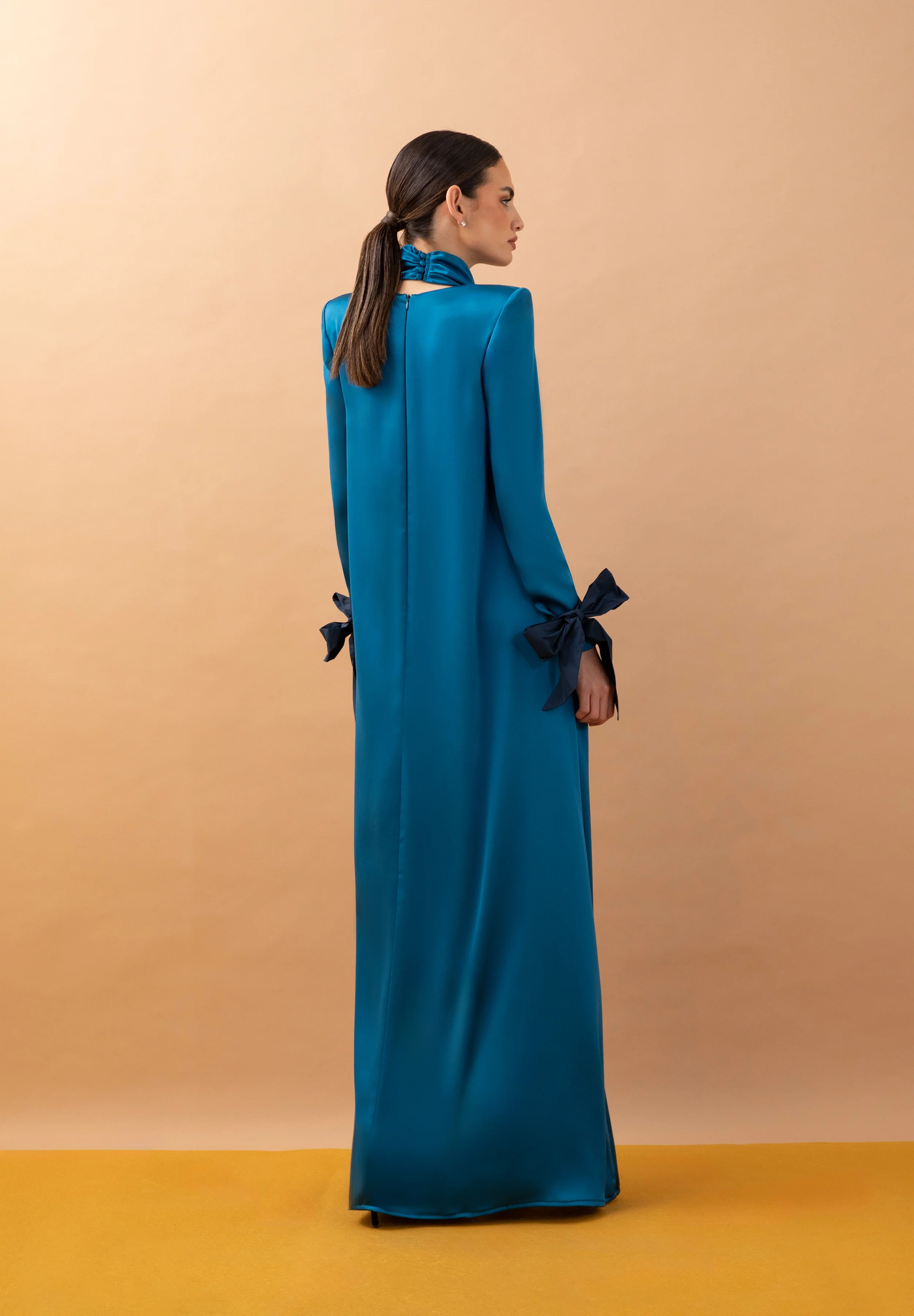 MEROPE KAFTAN AZUL PETROLEO - Image 2