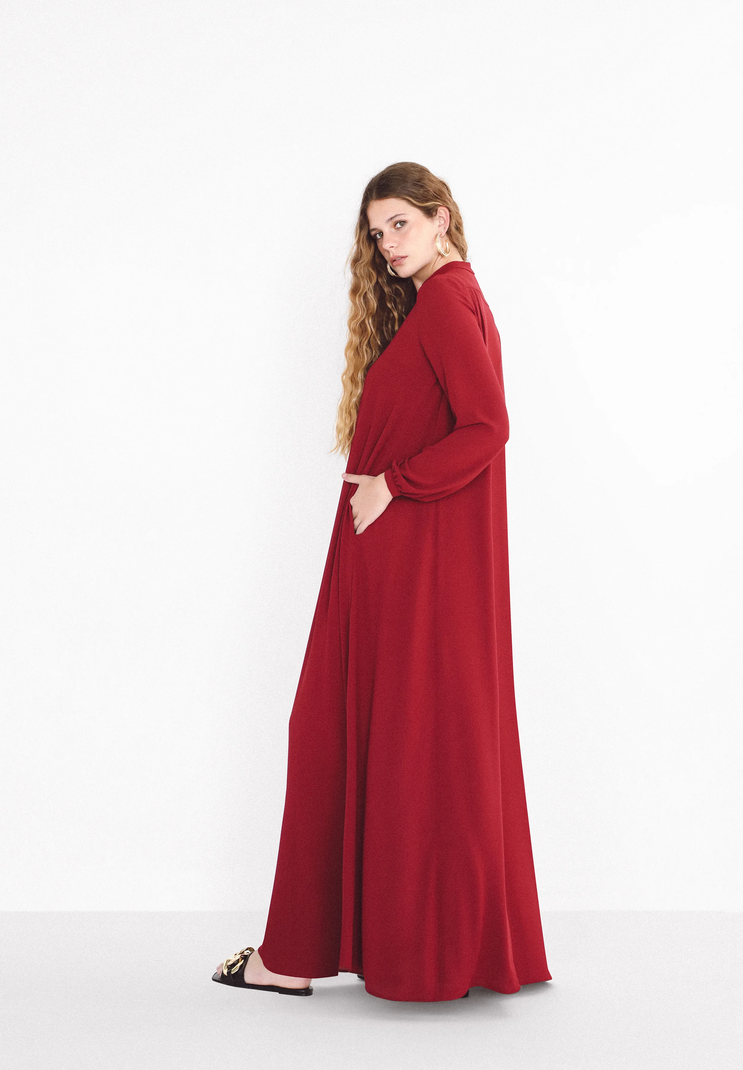 NIA KAFTAN BURDEOS - Image 5