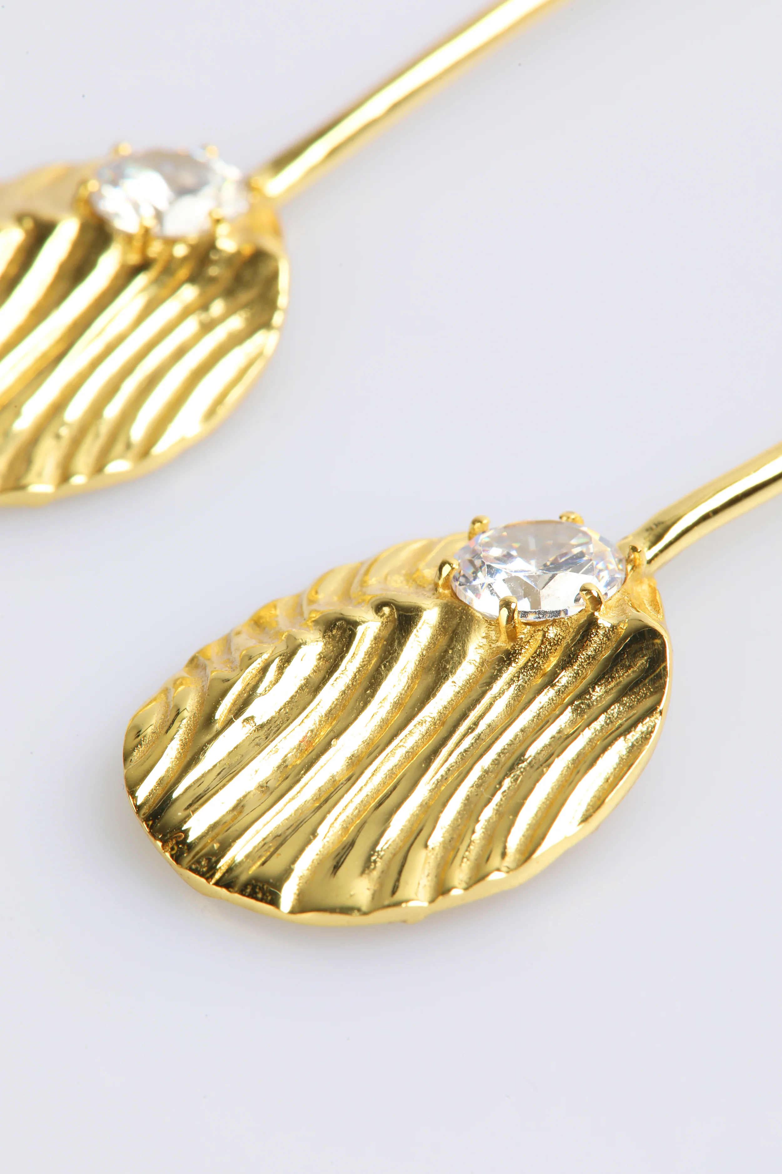 PENDIENTES DORADO CRISTAL - Image 4